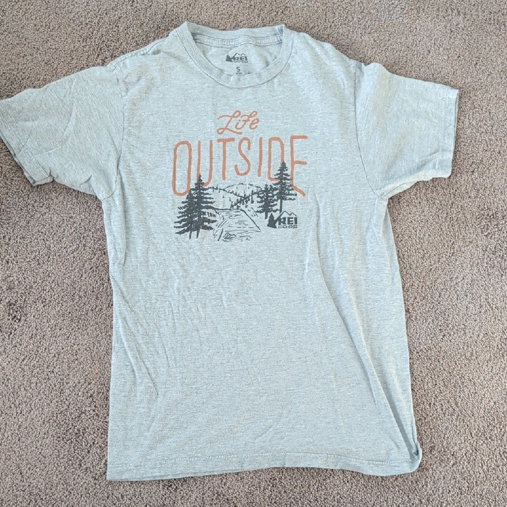 REI Life Outside 2016 Steward Grey T-Shirt